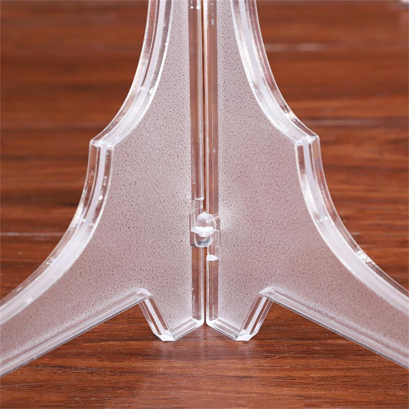 Label Holder Place Firmly Easy To Use Transparent Bracket Photo Frame Stand Adjustment Durable Acrylic Kitchen Tools Fold