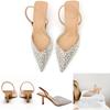 Heeled Sandals With Pearl Embellishments For Summer Wear