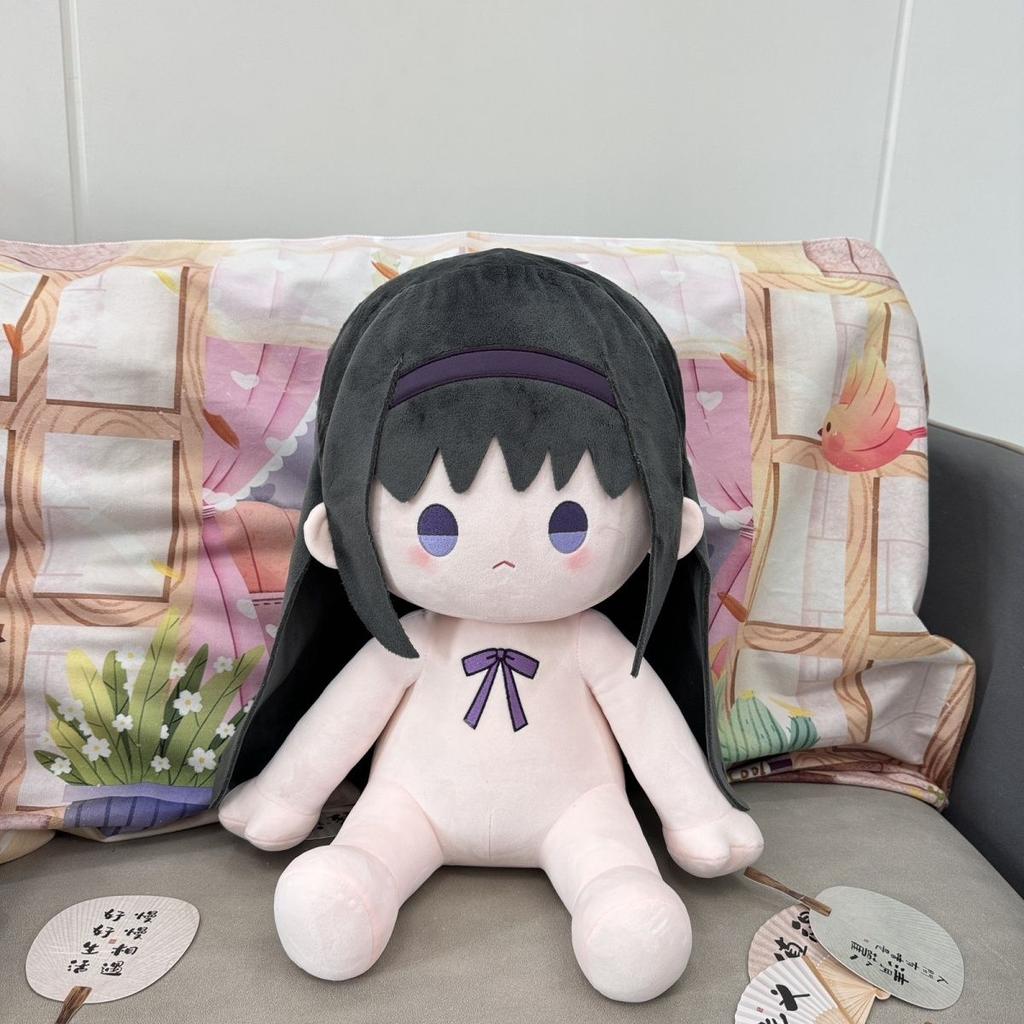 Плюшевая кукла Канамэ Мадока 40 см Косплей Puella Magi Madoka Magica Акеми Хомура Мягкая набивная игрушка Подушка для фанатов аниме