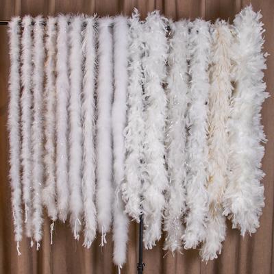 DIY 2 ярда страусиные перья боа индейка марабу перья боа несколько стилей для украшения свадебного платья белые перья ленты-шарфы