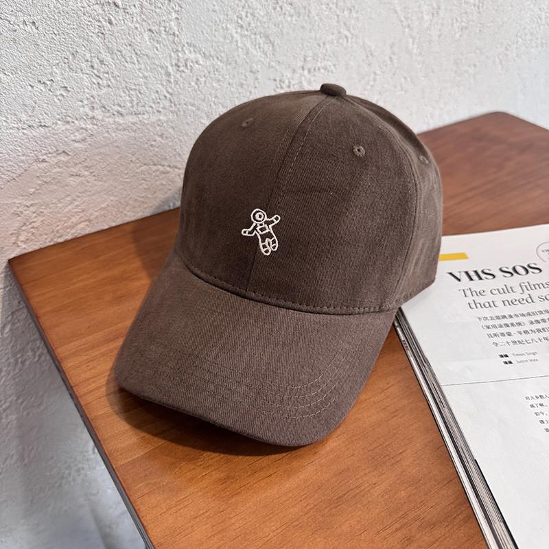 Хлопковая повседневная твиловая вышитая бейсболка, кепка для защиты от солнца с изогнутым козырьком