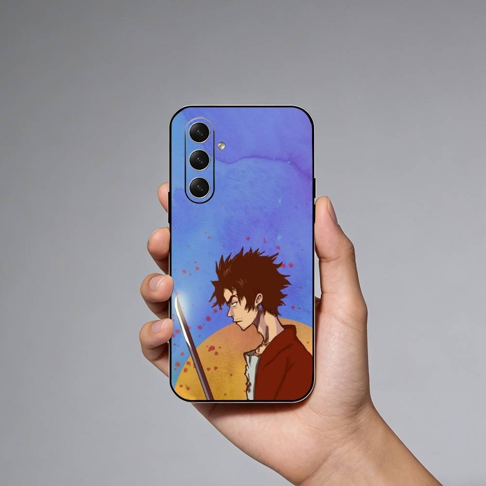Чехол для телефона с аниме S-Samurai C-Champloo Для Samsung Galaxy A73,A72,A71,A70,A52,A51 Другие Мягкий Черный Чехол