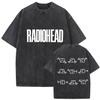 Новые футболки Rock Vintage с графическим принтом Radiohead, мужские и женские, готическая мода, оверсайз, высокое качество, Yk Streetwear