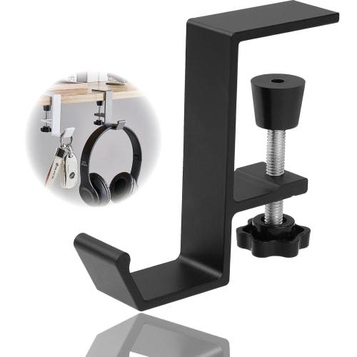 MAEXUS Headphone Hook, Headphone Stand, Screw-Type Headphone Hook, Desk Hook, Multifunctional Headphone Hanger, Suitable for Office, Bag Hanger, Bathr