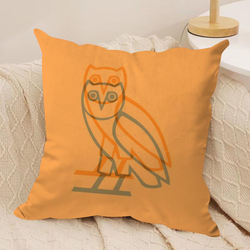 Роскошная наволочка DrakeO-O-OvO O-OWLS, шелковистый короткий плюш, двусторонняя печать, для дивана, для всех сезонов, декор для дома, подарок