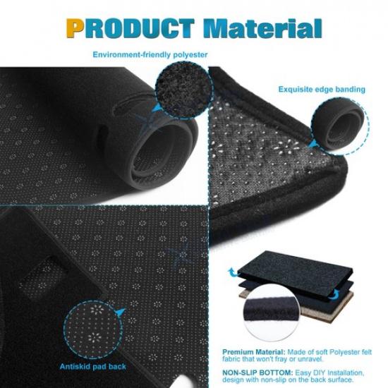Dashboard Cover Dashmat Dash Mat Pad Accessories Fit For -2025 Nissan Altima