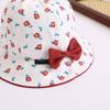 Korean Style Empty Top Kid Sunhat Bowknot Children's Fisherman Hat Baby Shading Hat  Spring/Summer