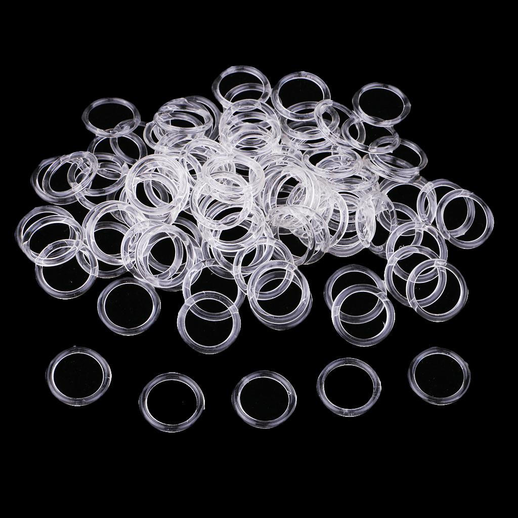 100 Pieces Nylon Bra Strap Adjuster Slider/Hooks/ DIY Sewing Crafts