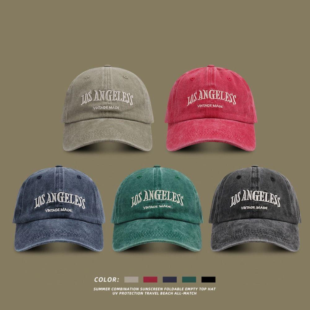 Soft Top Embroidery Baseball Cap Cotton Teenagers Baseball Cap  for Men and Women