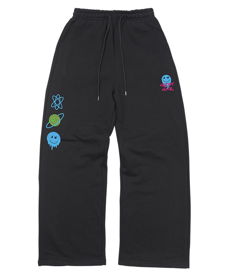 ARTISTWEAR [Atw] Психоделические брюки с широким поясом