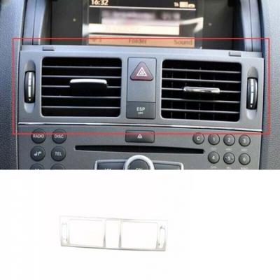 Air Outlet Vent Cover For Benz C-Class Silver Titanium 2007-2014 Central Console