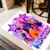 Stars Party Floor Rug Office Rug Suitable for Balcony Bedrooms Foyer Dormitory Antislip Carpet Decorate Offices Gift for Festivals
