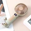 Портативный ручной мини-вентилятор с USB-зарядкой и цифровым дисплеем