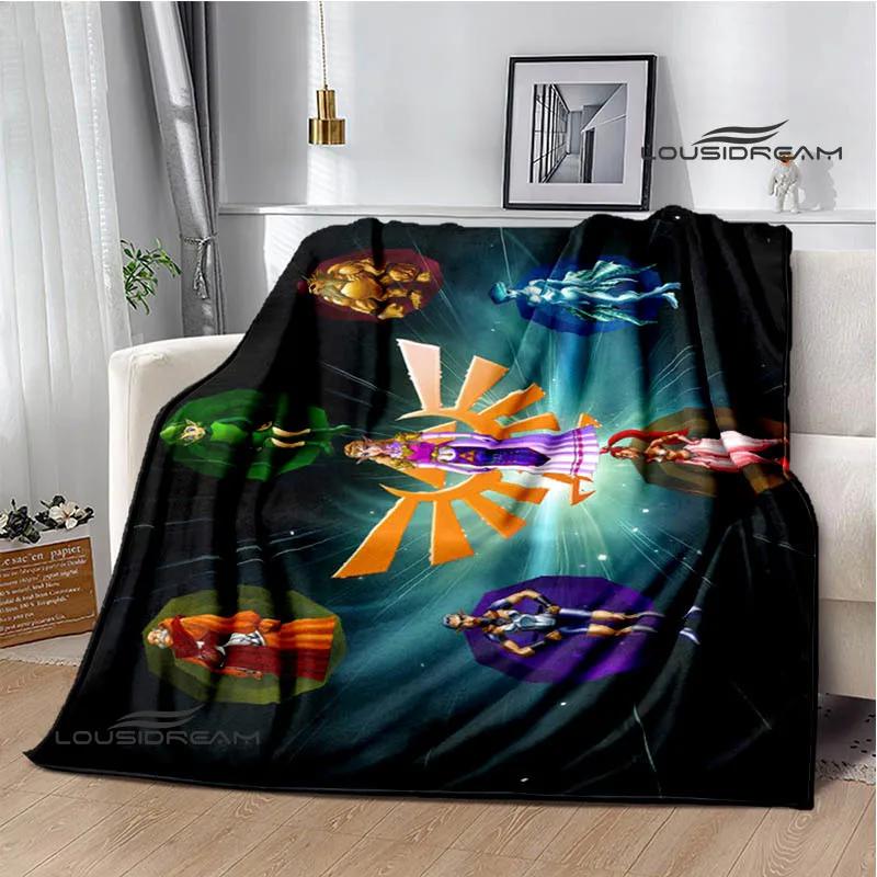 3D Z-Zeldas Cartoon blanket Warm Flannel blankets Soft and comfortable blanket Home Travel Blankets bed linings Birthday Gift