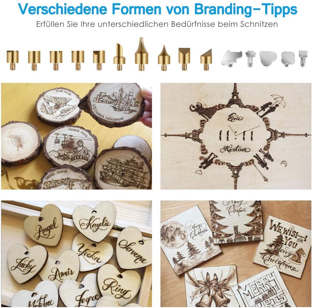 Набор паяльных пистолетов для пирографии, дровяная горелка, паяльный инструмент «сделай сам», 60 Вт