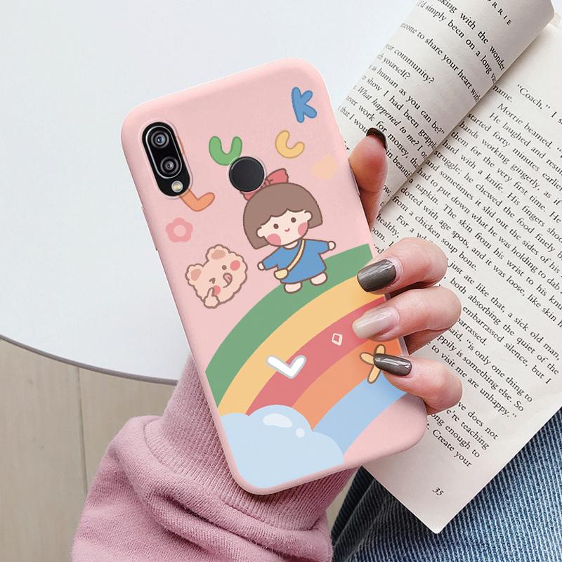 Для Huawei P20 2018 P20 Lite P 20 Pro Чехол Милые Мультяшки Сердце Кот Мягкий Силикон Ударопрочный Чехол для Телефона Для Huawei P20 Fundas