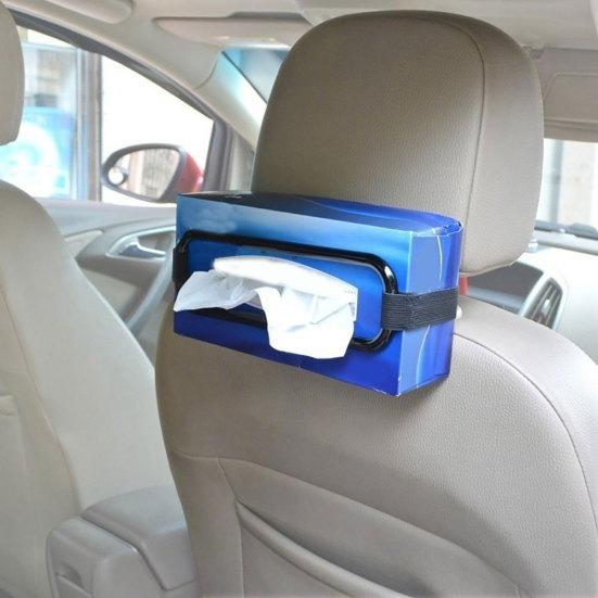 Universal Car Auto Seat Back Sun Visor Tissue Box Holder Paper Napkin Bracket