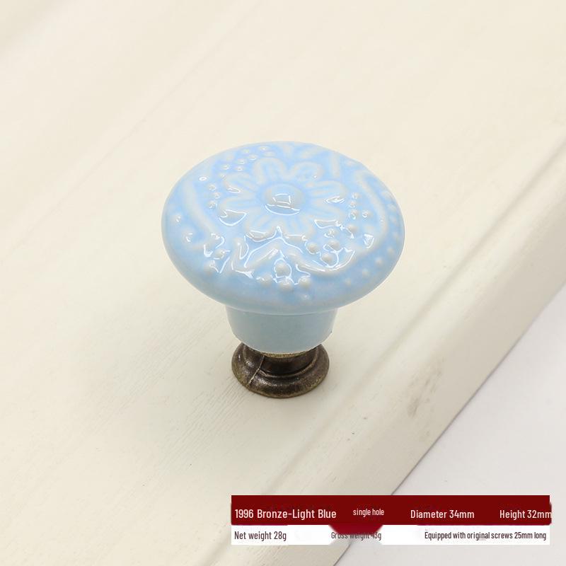 Круглая ручка из цинкового сплава для шкафа для кухни и мебели