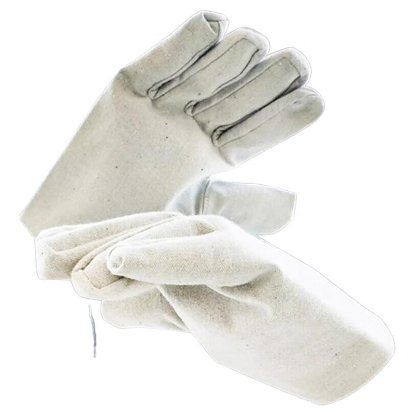 Laogong White Armor Cloth Work Gloves