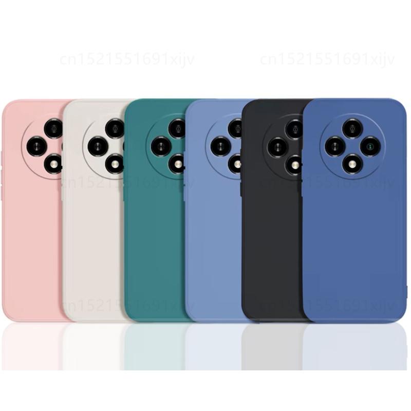 Для OPPO Reno 12 F Чехол для OPPO Reno12 F Чехол Funda Coque Оригинальный жидкий силиконовый мягкий TPU телефон бампер для Reno 12F