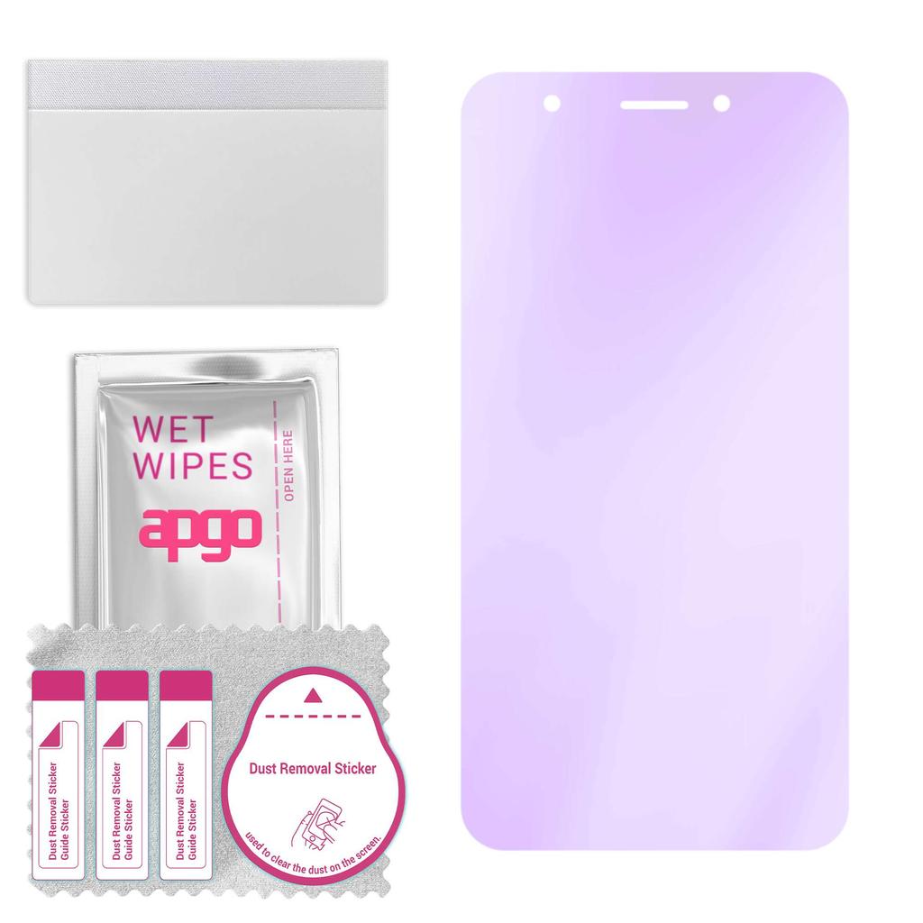 apgo Гибридное защитное стекло Anti-Blue 9H, совместимое с Tecno F2, гибкое наностекло, отличная замена закаленному стеклу, устойчивое к царапинам, полностью покрыто стеклом.