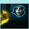 Noctilucent Horror Halloween Girl Face Pattern Home Walls Decoration Stickers