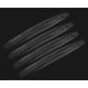 40.5 X 5CM 2/4pcs Car Front Rear Bumper Protector Guard Scratch Auto Rubber Sticker Black Universal Silane Trim Car