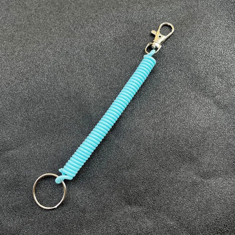 В наличии Выдвижная Анти-потеряшка Пластиковая Пружинная Брелок-цепочка и Шнурок-держатель для карт