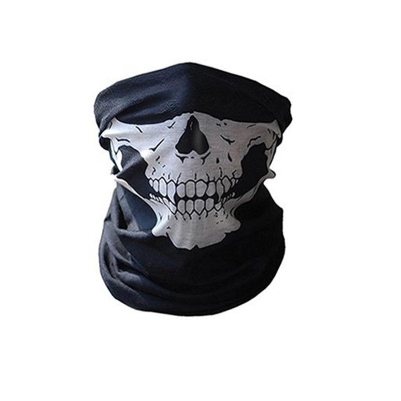 Seamless Multifunctional Magic Headscarf+cycling Mask For Warmth Halloween Props+versatile Skull Headscarf