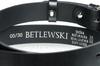 LIC30-0 BLACK 110 Leather belt REGULAR +CERTIFICATE
