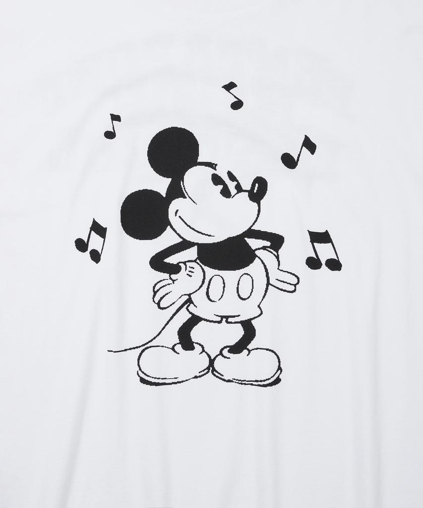 DISCUS ATHLETIC 2025 Pentaport Mickey Mouse T-Shirt White