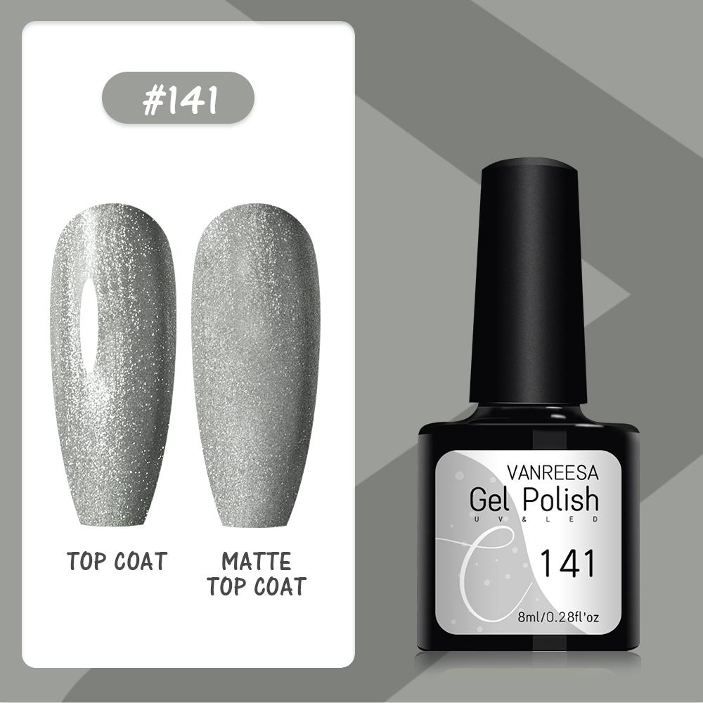 VANREESA Набор гелей для ногтей 111 цветов Гель-лак для ногтей Soak Off Базовое покрытие Верхнее покрытие Маникюр для ногтей УФ-светодиодный полуперманентный лак Стойкий гель для дизайна ногтей