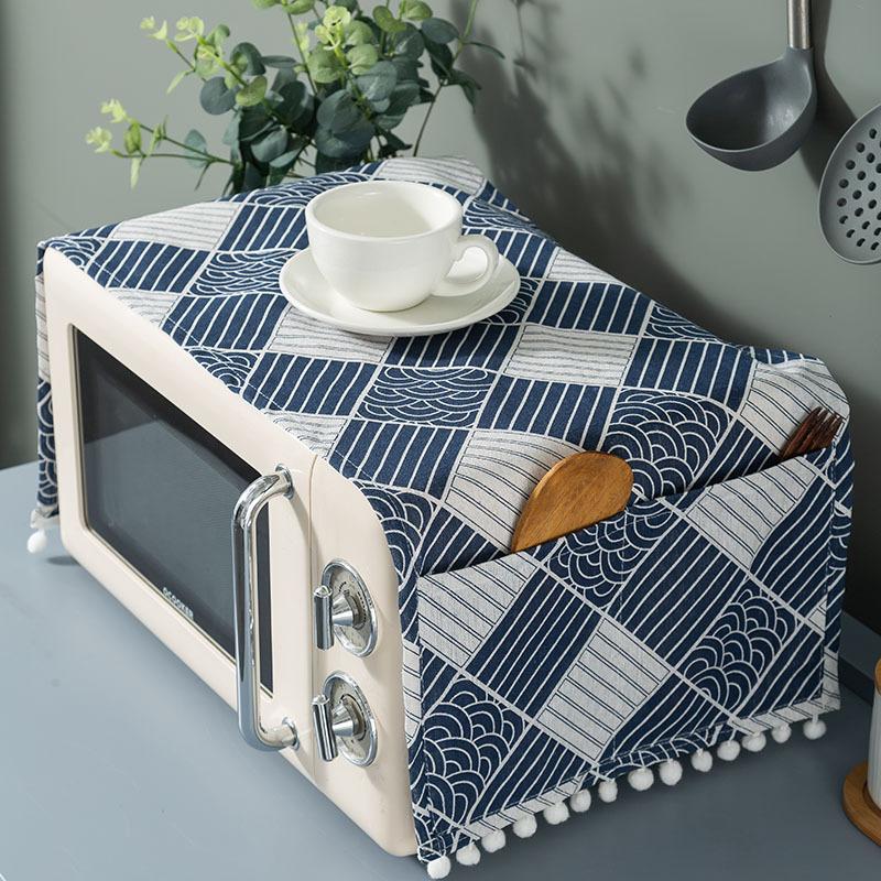 Table Cover Waterproof Dryer Covers for The Top Fridge Dust Cover Anti-slip Washer and Dryer Top Covers for Home and Kitchen Dust-proof