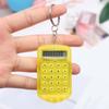 Портативный мини флип-калькулятор, подвеска-брелок, кольцо для ключей, держатель для ключей, подарок