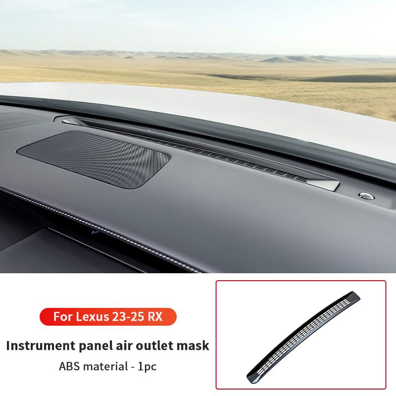 QHCP Dashboard Air Outlet Protective Cover Car ABS Dashboard Air Vent Outlet Protector Fit For Lexus RX 23-25 Interior Accessory