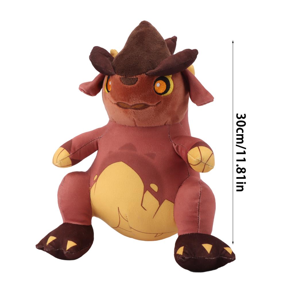 Милая мультяшная игрушка Natla Baby Tepetlisaurus, плюшевая игрушка для игрового персонажа Genshin Impact, изысканная плюшевая игрушка для детей в подарок