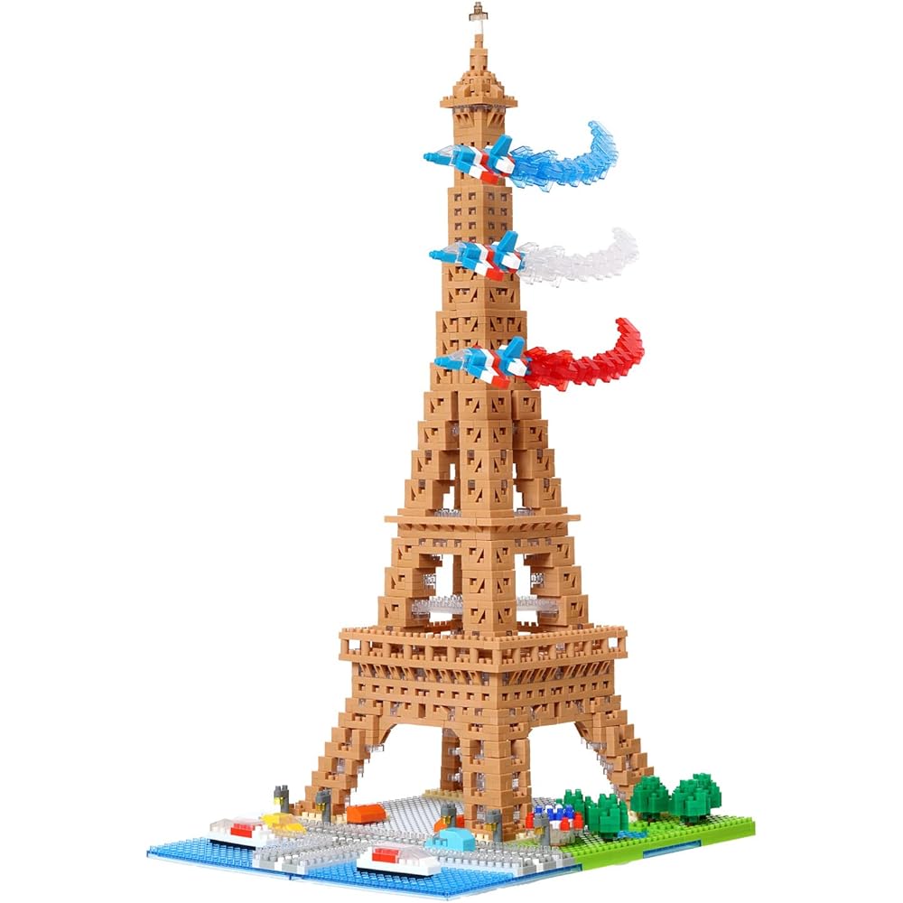 Kawada nanoblock Делюкс Издание Париж Река Сена Строительный набор NB-057