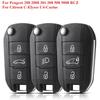 Ключ от машины для Peugeot 208 2008 301 308 508 5008 RCZ для Citroen C-Elysee C4-Cactus фара средняя оболочка корпуса дистанционного ключа
