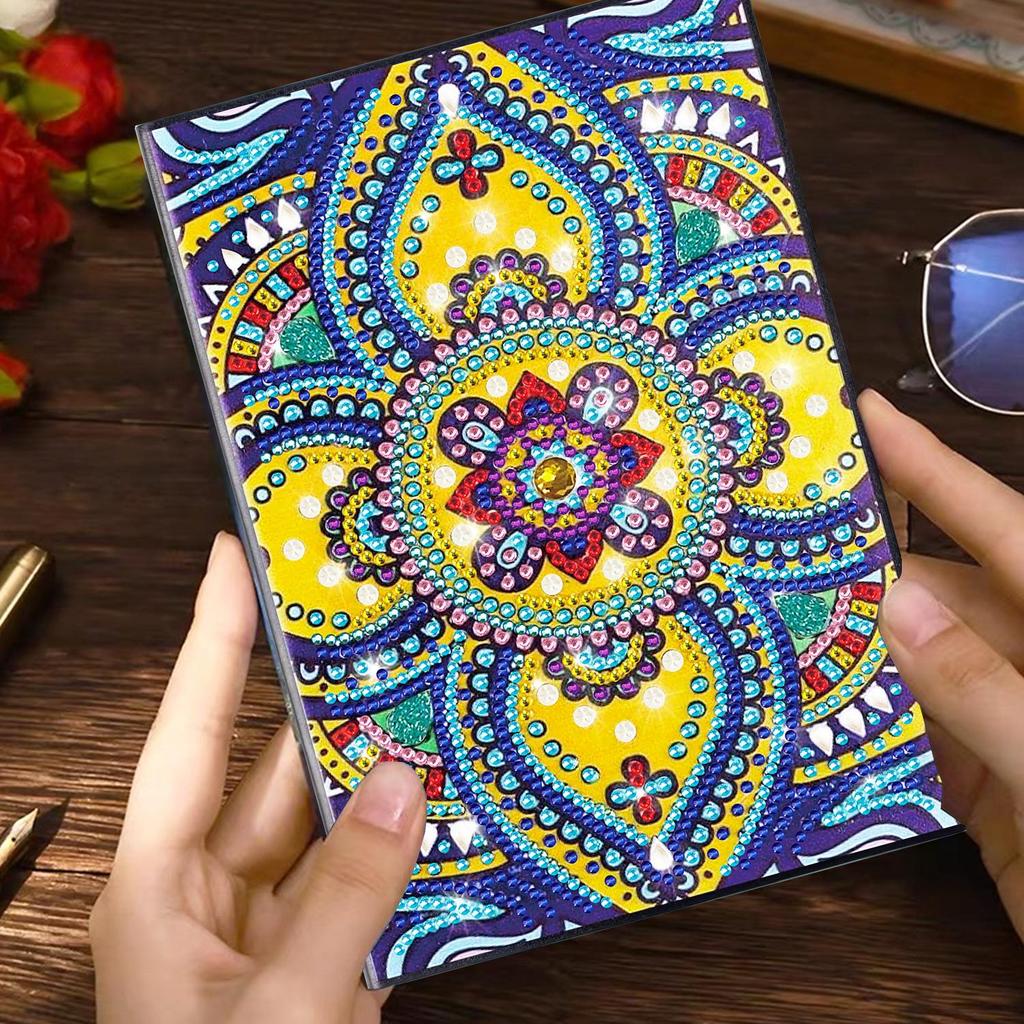 DIY Diamond Painting Business Notebook – Creative Dot Drill Writing Book for Kids