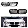 2 шт. подходят для BMW X4 F26 X3 F25 2010-2013 2014-2017 автомобильный передний бампер гоночная решетка для почек решетка Стайлинг автомобиля