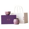 Mini small tea can ceramic tea can home gift master cup tea can whole set of gifts high-end gift box
