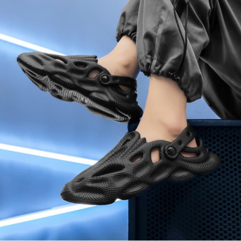 Модные мужские тапочки, повседневные сандалии на платформе, легкие тапочки с мягкой подошвой EVA, летние пляжные шлепанцы, женские шлепанцы унисекс