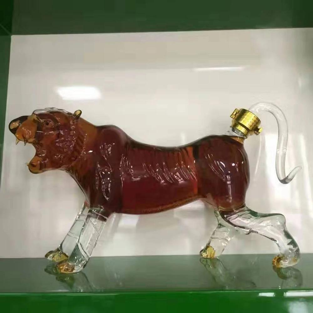 1 Piece Whiskeys Decanter Glass Horse Shape Cocktail Champagne Elegant Decor Transparent Liquor Tequila for Home Car Father Men