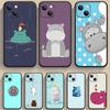 Чехол для телефона с рисунком бегемота для iPhone Samsung Galaxy Redmi Xiaomi Oppo OnePlus Note SA 7 8 9 10 11 12 13 14 20 21 22 23 53 54 Pro Max Plus Ultra