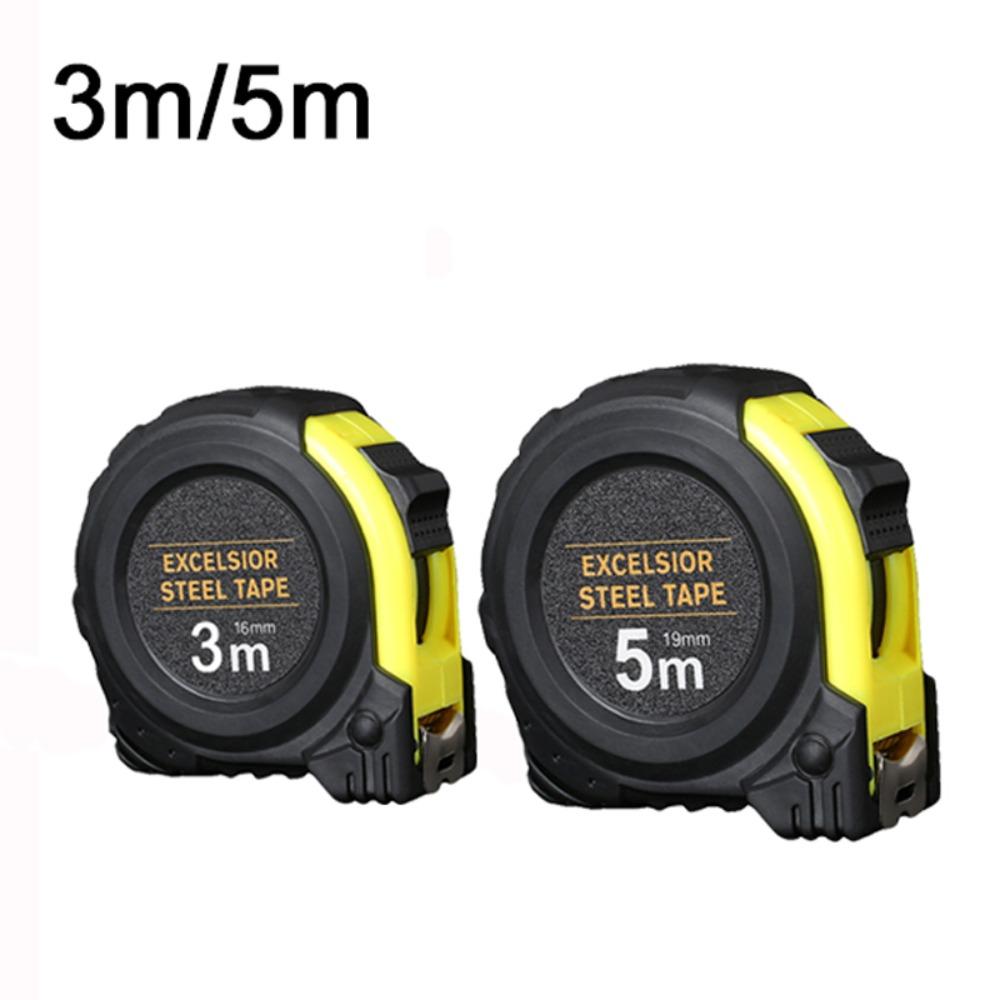 Утолщенная самоблокирующаяся 3M 5 метров Инструмент для деревообработки Стальная лента Метрическая рулетка Выдвижная