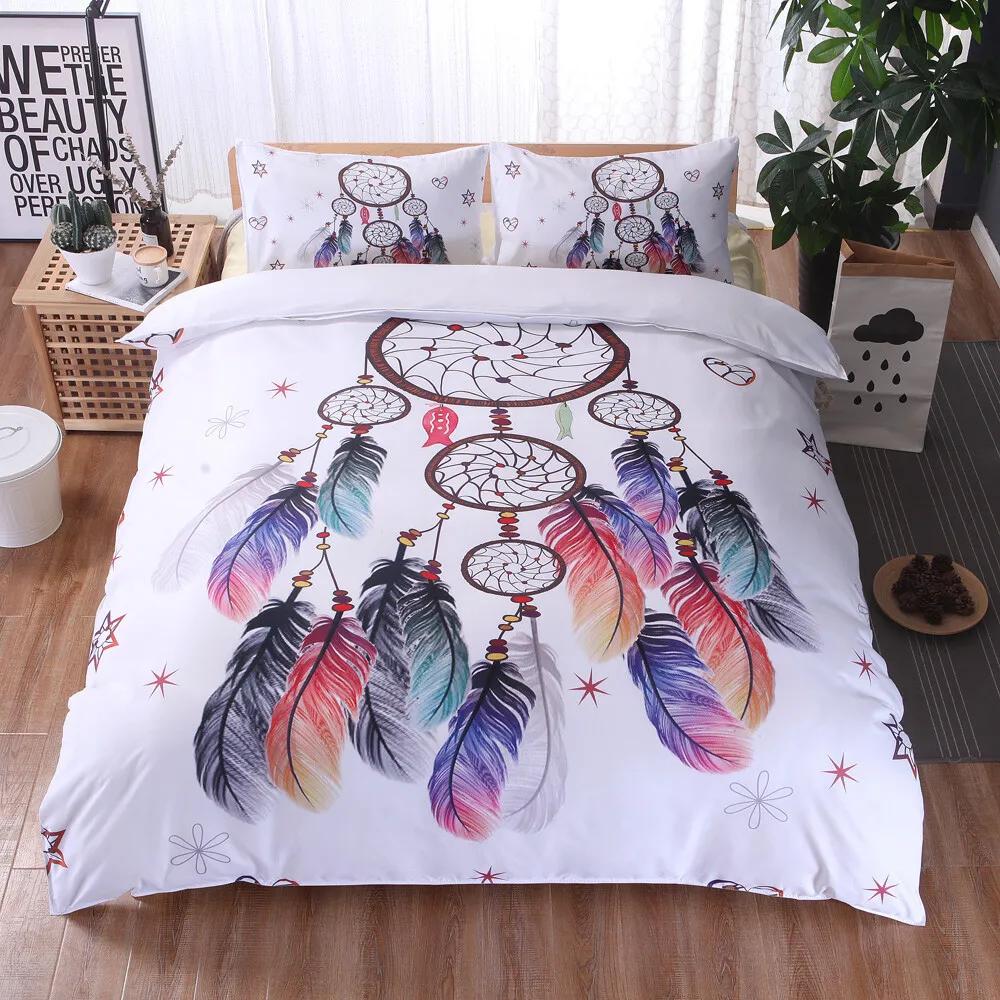 Dreamcatcher Quilt Duvet Doona Cover Set Single Queen King Size Bed Pillowcases