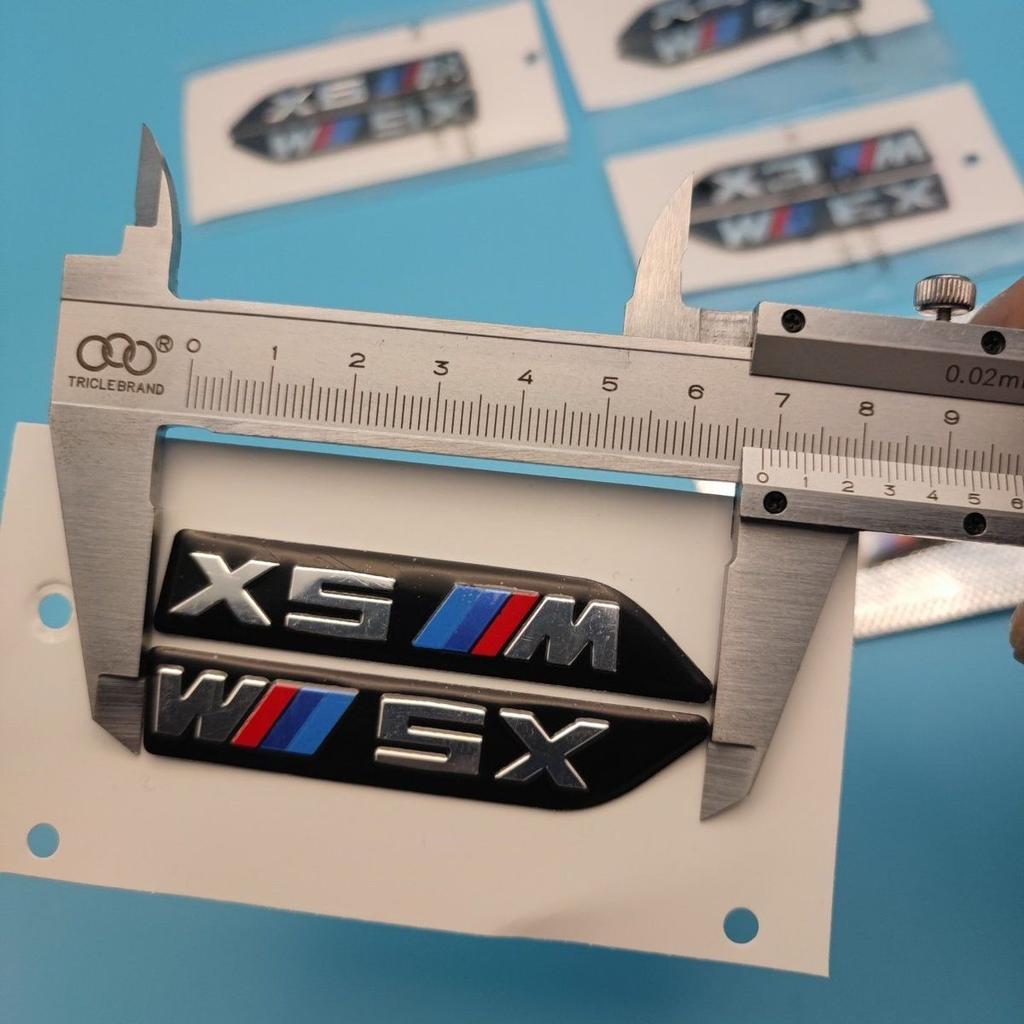 FD20-FD19-FD17-2pcs Car Body Side Badge Body Rear Trunk Decor Sticker For BMW X3 X4 X5 X6 F10 E90 E30 E39 E36 E87 E92 E83 F25 F26 E70 G06 E71