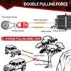 10 Ton Winch Snatch Block Towing Pulley Blocks 22,000 LBS for Synthetic Winch Rope Offroad Recovery Accessory for Truck Tractor