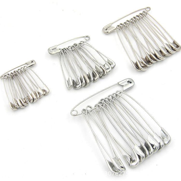 Винтажная металлическая булавка-брошь для крепления одежды и бирок