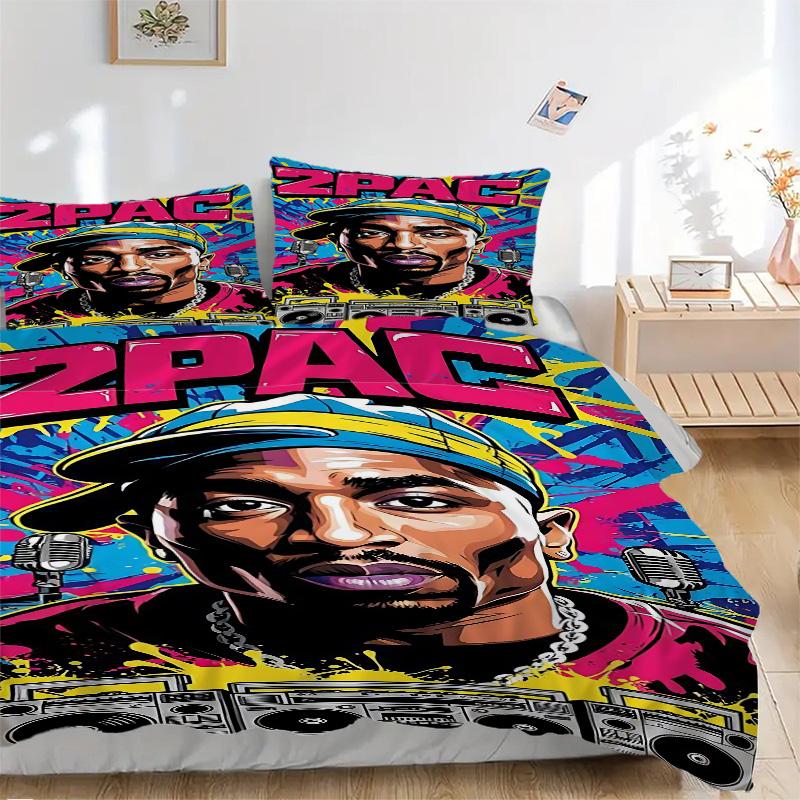 Rap Legend Boombox Print 3Pcs Bedding Setduvet Cover With 2 Bedropillowcase Home Birthday Gift